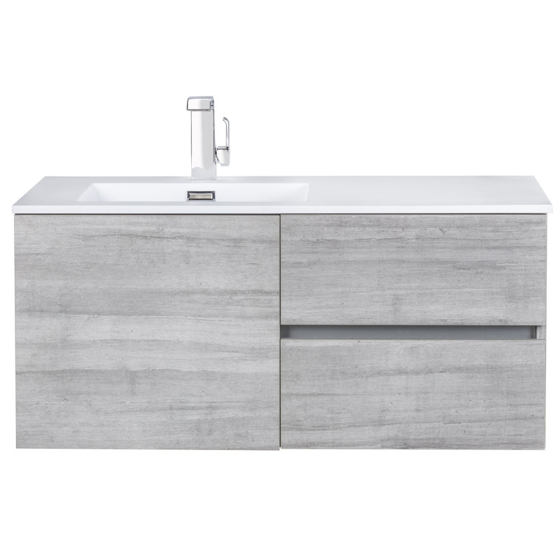 Cutler Kitchen & Bath 42" WallMounted Single Bathroom Vanity Set